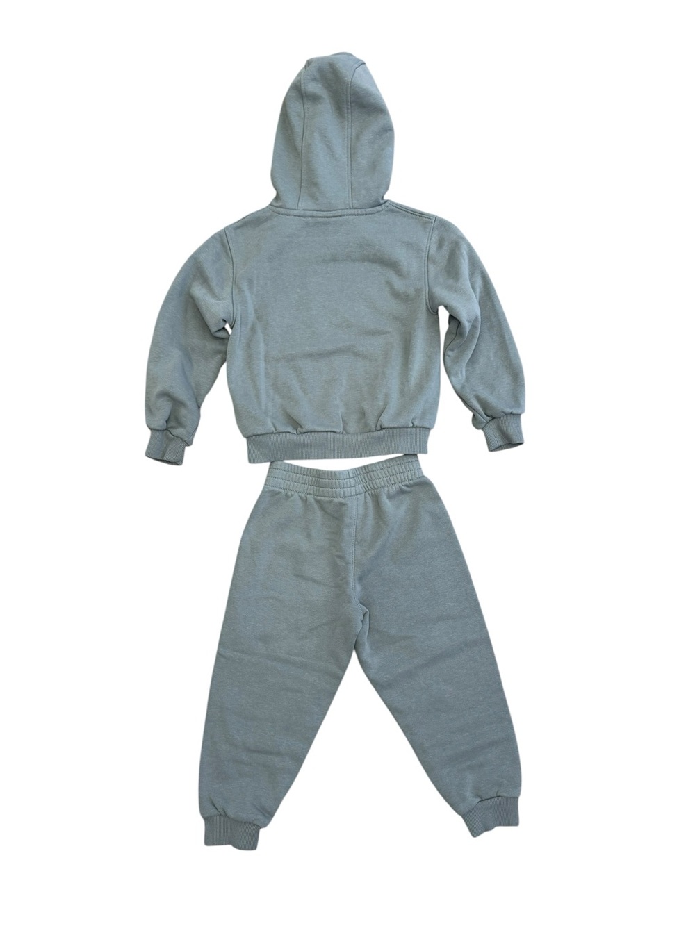 Nike Green Gray Fleece Hoodie Jogger Set Toddler XS 3-4Y - Picture 3 of 8